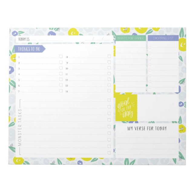 To-do List Notepad for the Overachiever (Front)