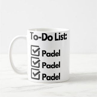 To-Do list Padel Coffee Mug
