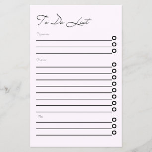 To Do List Planner Flyer