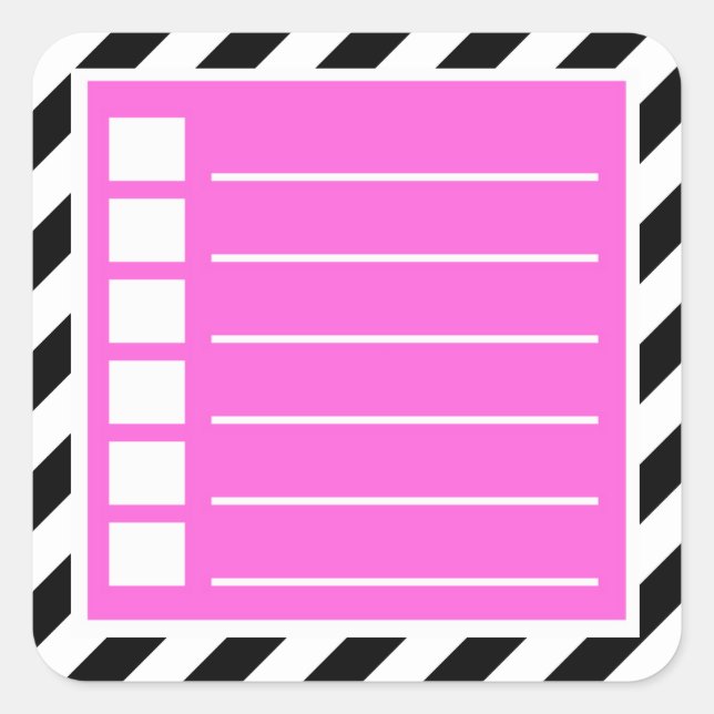 To Do List Planner Stickers (Front)