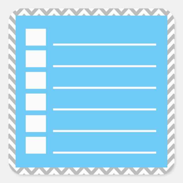To Do List Planner Stickers (Front)