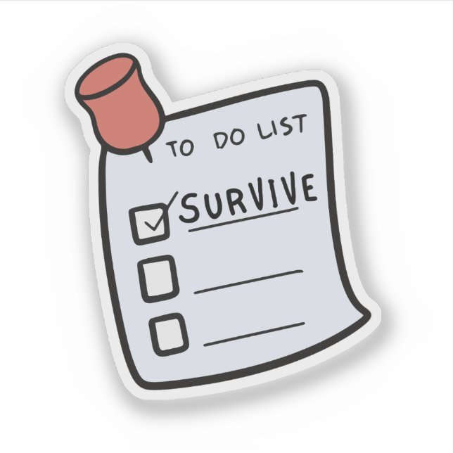 To-Do List: Survive  (Front)