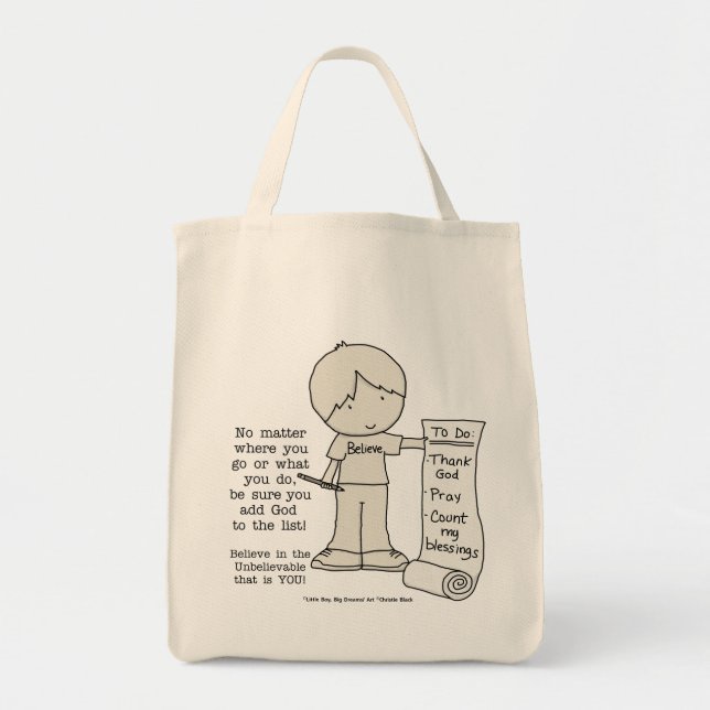 To Do List Tote Bag (Front)