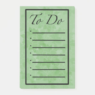 To Do List with Pointy Succulents Post-it Notes