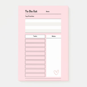 To Do Notes Post-It Notes