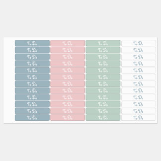 To Do Planner Labels
