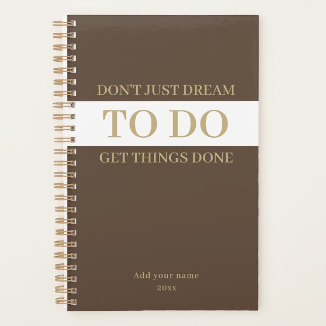 To Do Planner with SMART Goals Reminder (Front)