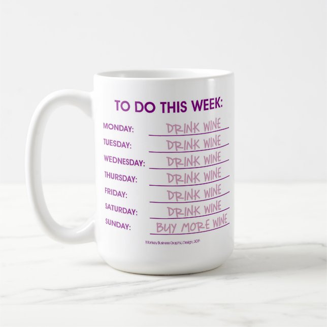 TO DO THIS WEEK: COFFEE MUG (Left)