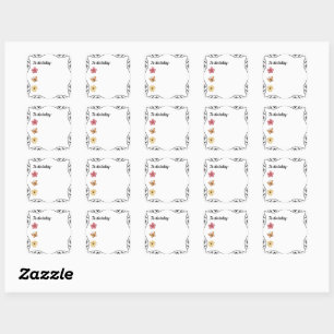 'To Do Today' Bullet Journal or Planner Square Sticker
