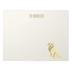 To-doodles golden doodle  notepad