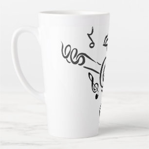 to enjoy every moment in peace. latte mug