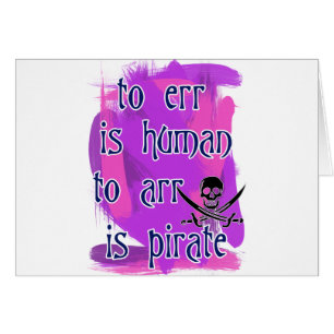 To Err is Human...