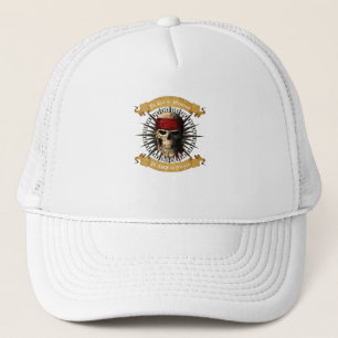To Err Is Human To ARR is Pirate Skull Jolly Roger Trucker Hat