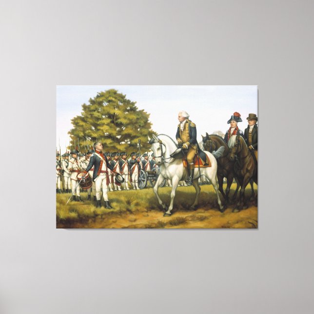 To Execute the Laws of the Union By Donna Neary Canvas Print (Front)
