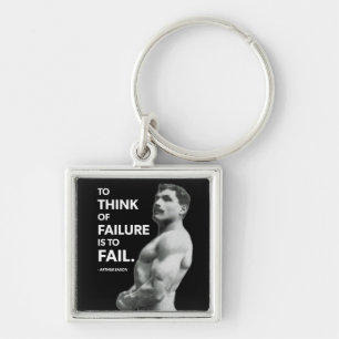 To Fail (Arthur Saxon) - Old School Bodybuilding Keychain