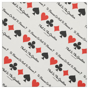 To Finesse Or Not To Finesse? That Is The Question Fabric