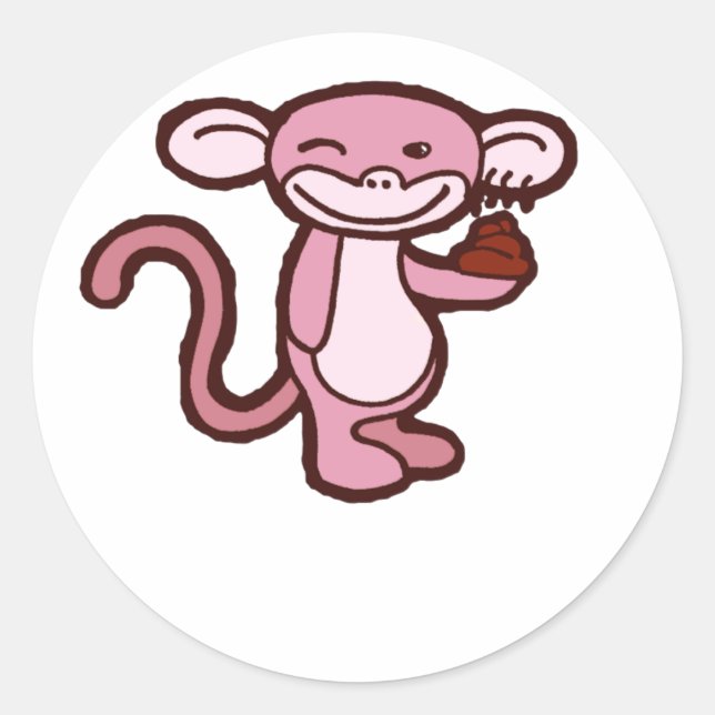 To Fling, or Not to Fling? Classic Round Sticker (Front)