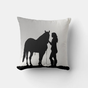 To Fly Without Wings just Ride a Horse  Throw Pillow