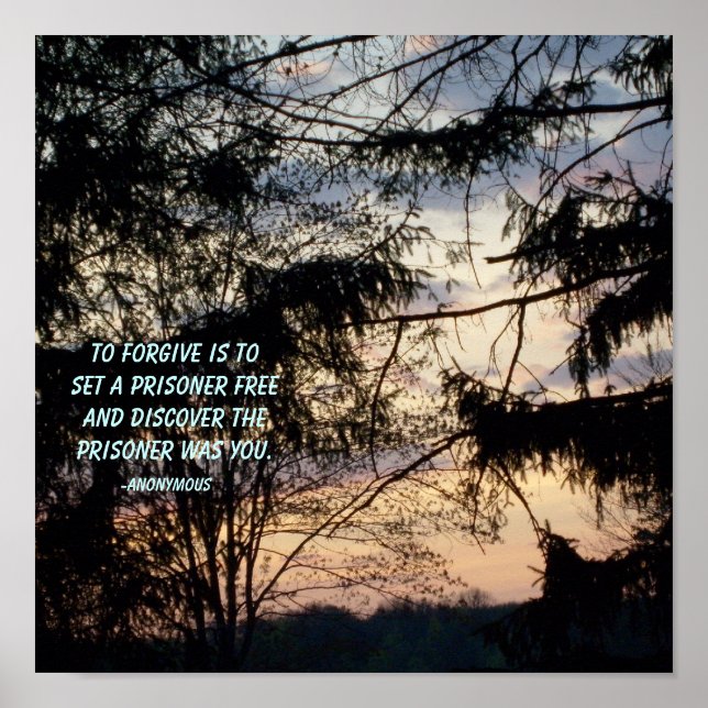 To forgive is to set a prisoner free...Poster Poster (Front)
