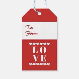 To & From LOVE Gift Tag