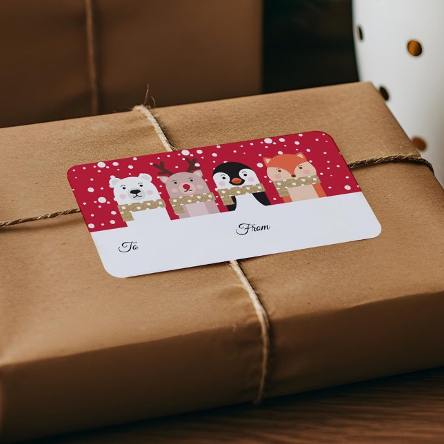 To & From Reindeer, Polar Bear, Penguin & Fox (To & From Reindeer, Polar Bear, Penguin & Fox Label)