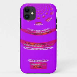 To Funny I Miss You I am Bored iPhone 11 Case