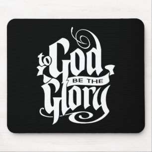 To God Be The Glory Jesus Christian Christmas Mouse Pad