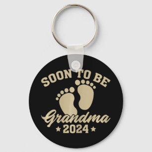 To Grandma 2024 Mothers Day Soon To Be Grandma Keychain