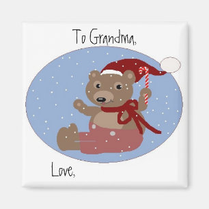To Grandma, Love... (Personalize) Magnet