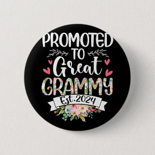 To Great Grammy Est 2024 Mothers Day 2 Inch Round Button