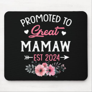 To Great Mamaw Est 2024 Flower  Mouse Pad