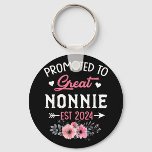 To Great Nonnie Est 2024 Flower Keychain