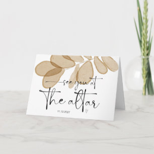 To Groom From Bride See You at The Altar Mr & Mrs Card