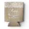 To Have and To Hold Burlap Lace Monogram Wedding
