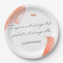 To improve is to change