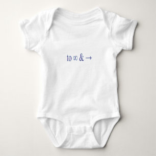 To infinity and beyond baby bodysuit