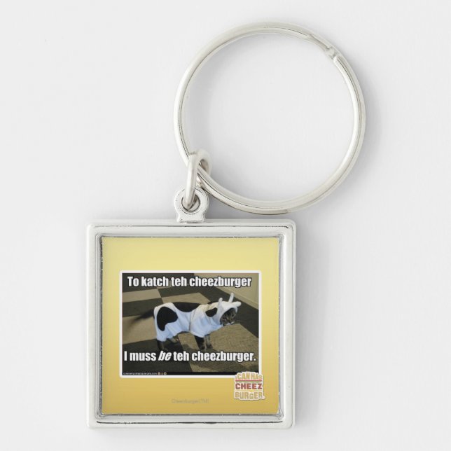 To katch teh cheezburger keychain (Front)