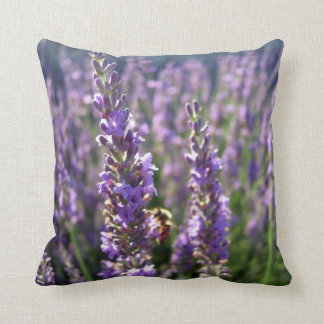 To kiss lavender throw pillow