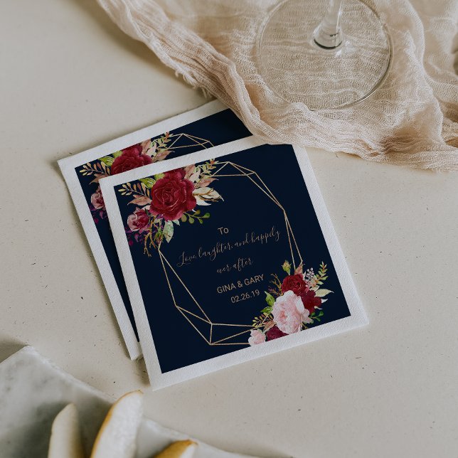 To Love, Laughter, and Happily Ever After Napkin (Creator Uploaded)