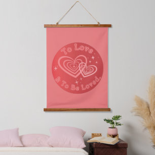 To Love & To Be Loved Manifest Aura Hanging Tapestry