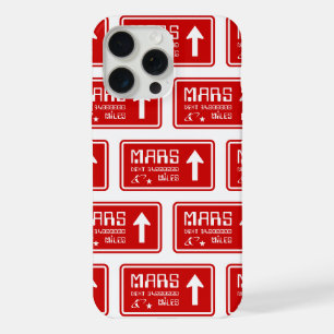 To Mars Highway Sign iPhone 15 Pro Max Case
