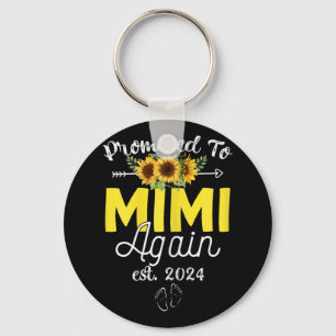 To Mimi Again Est 2024 Pregnancy Announcement  Keychain