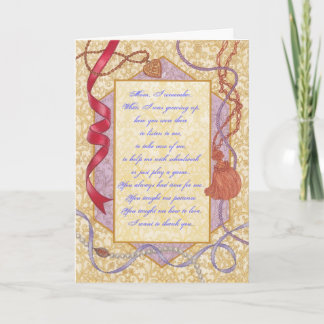 "To Mom, from Your Son" Mother's Day Card