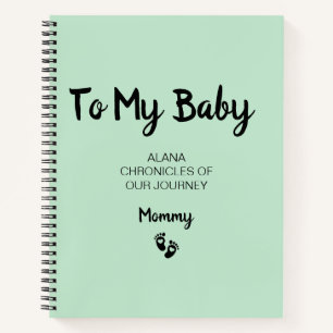 To My Baby Keepsake Pregnancy Journal