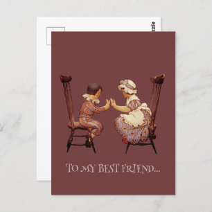 TO MY BEST FRIEND  Postcard