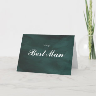 to my Best Man Thank You Card