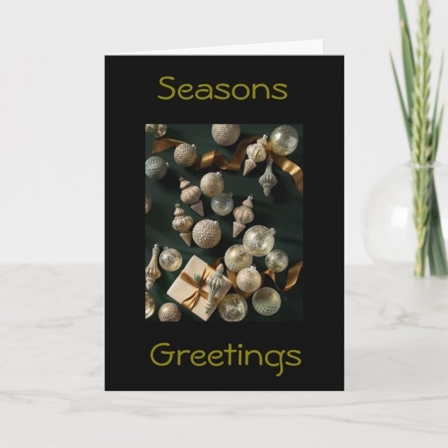 TO MY **BOSS** THIS CHRISTMAS SEASON HOLIDAY CARD (Front)