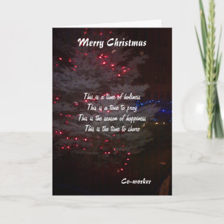 To my coworker christmas greeting cards