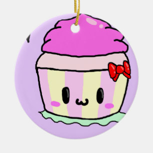 TO MY CUPCACK FOR CHRISTMAS CERAMIC ORNAMENT