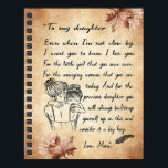 To My Daughter Birthday Gift, Cute Mom Baby Gift Poster<br><div class="desc">To My Daughter Birthday Gift,  Cute Mom Baby Gift</div>